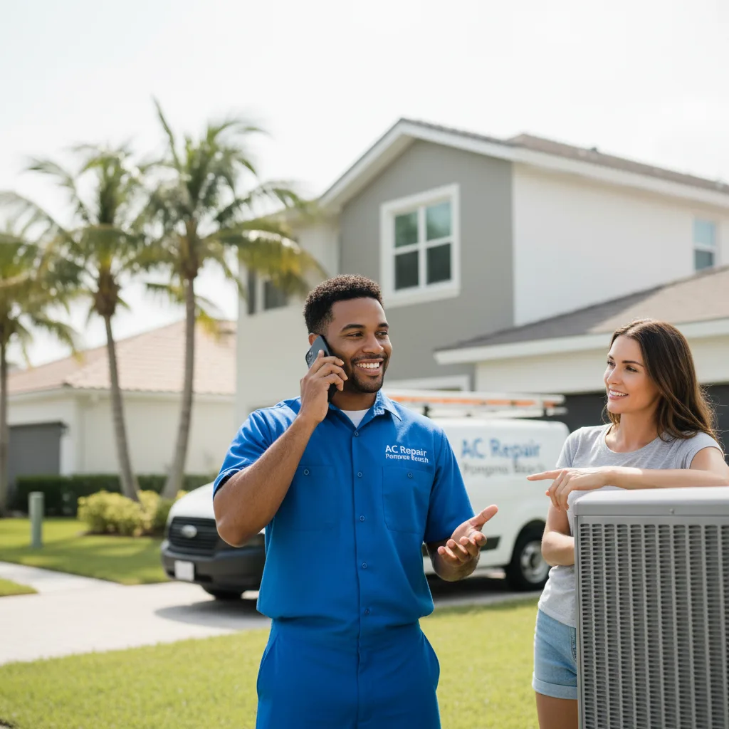 AC Repair Pompano Beach customer support in Riviera